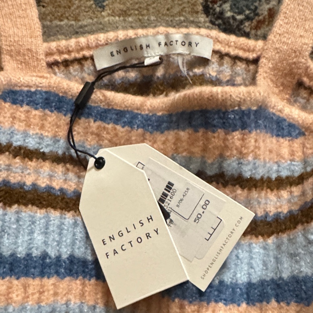 English Factory Multicolor Striped Knit Top - Picture 2 of 4